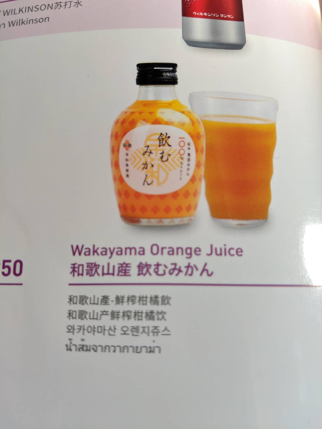 Peach機内販売で飲むみかんが